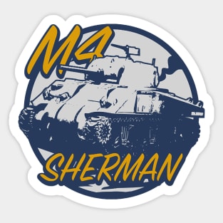 M4 Sherman Tank Sticker